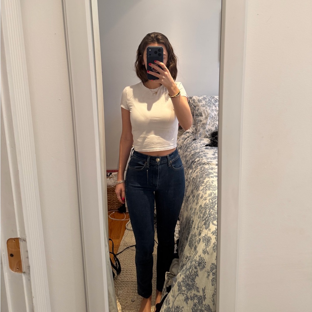 Rag and bone skinny jeans in dark wash